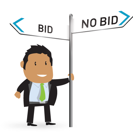Bid / No Bid Tool - Cartoon (500x500)