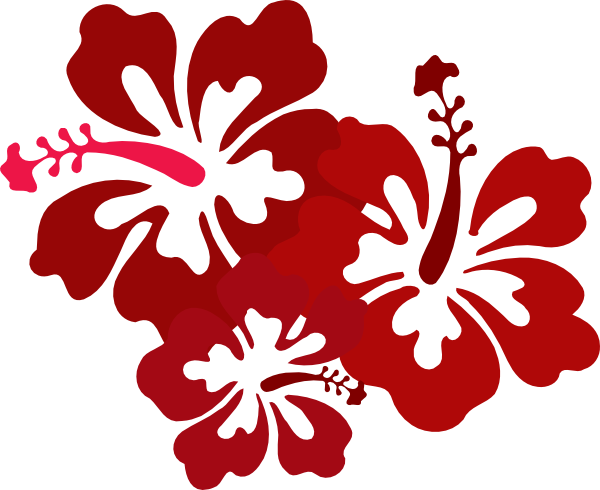 Hibiscus Clip Art (600x490)