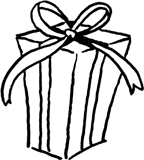 Present - Gift Clip Art (500x549)