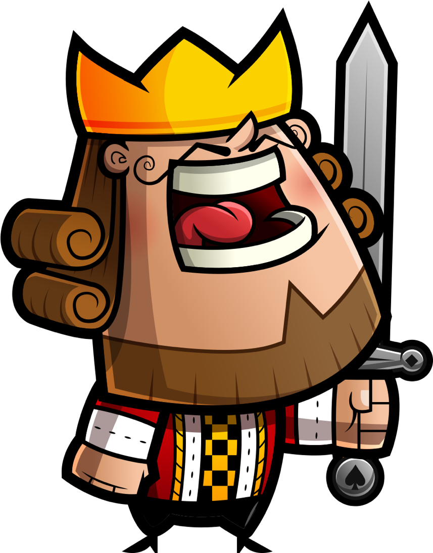Poker Clash King Image - Cartoon (856x1230)