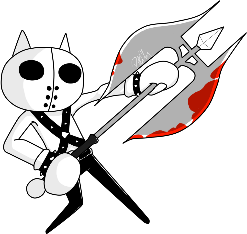Executioner Cat By Polterchan - Cat (1024x975)