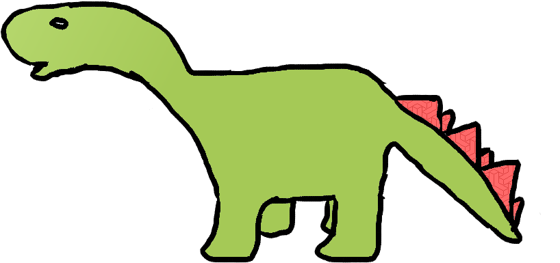 My First Dinosaur Drawing Ever - Lesothosaurus (1146x583)