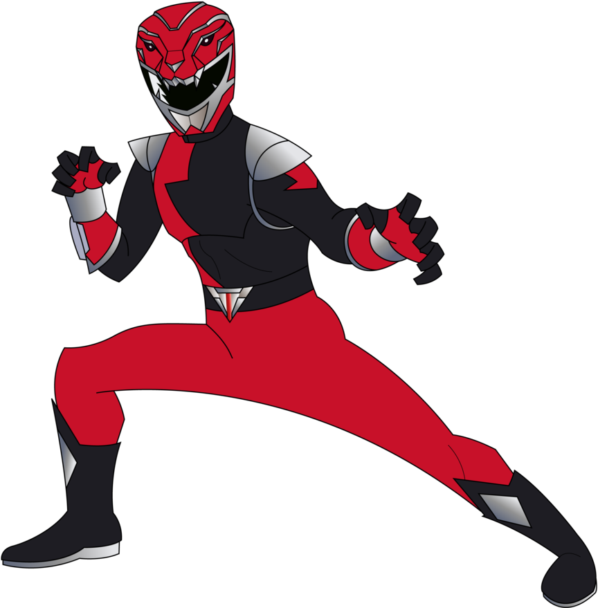 Hyper Force Red Ranger (2892x2629)
