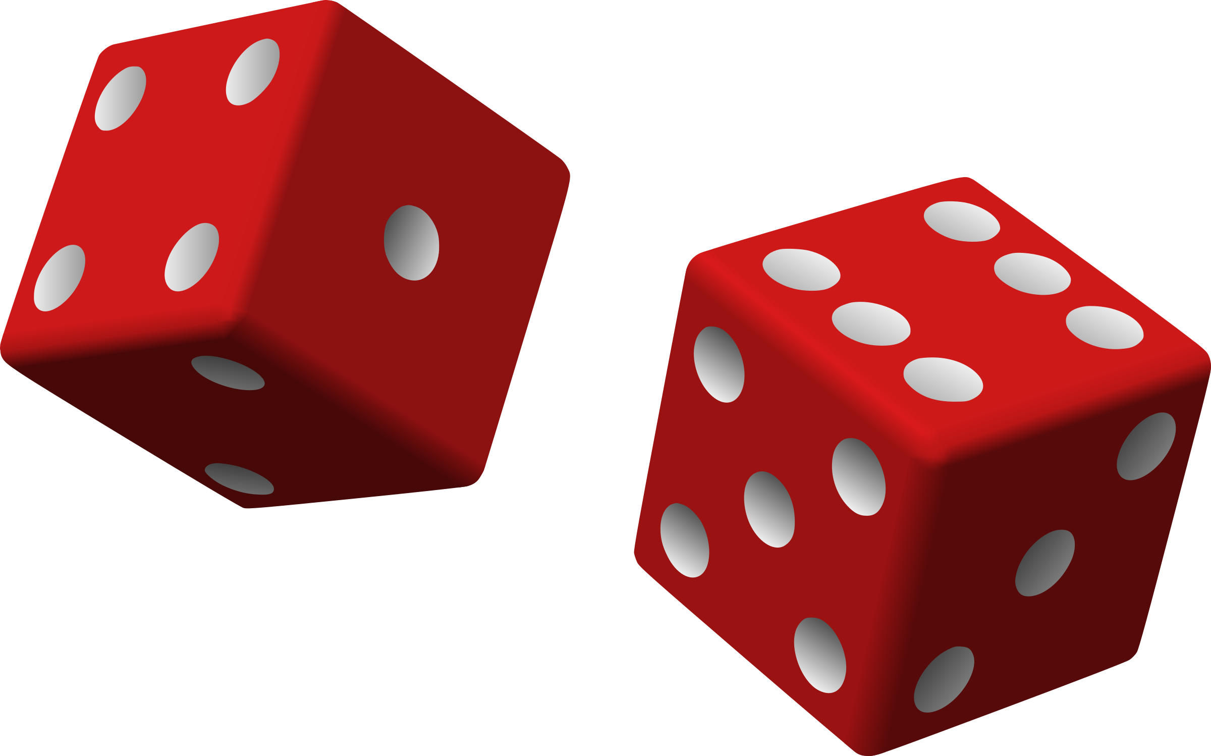 Dice - Red Dice (2400x1498)