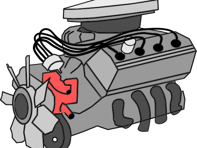 Engine Clipart Line Art - Engine Clipart (640x480)