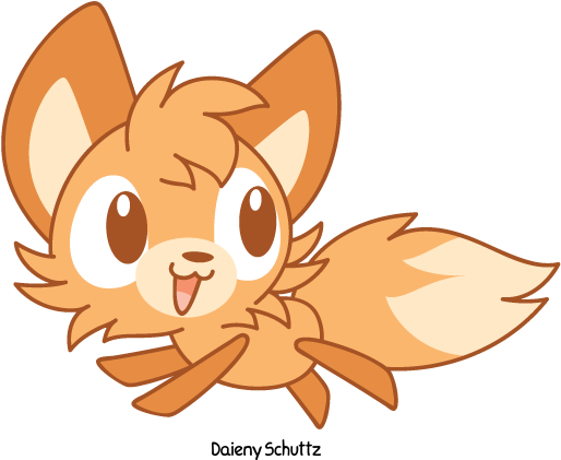 Running Fox By Daieny - Digital Art (600x600)
