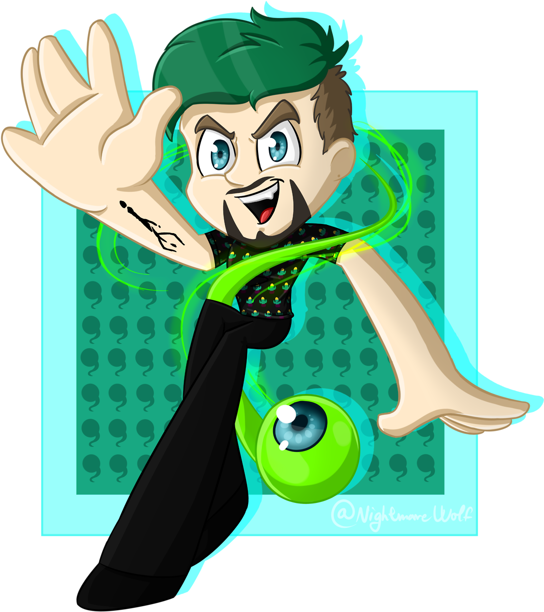 Jacksepticeye - Digital Art (1280x1440)