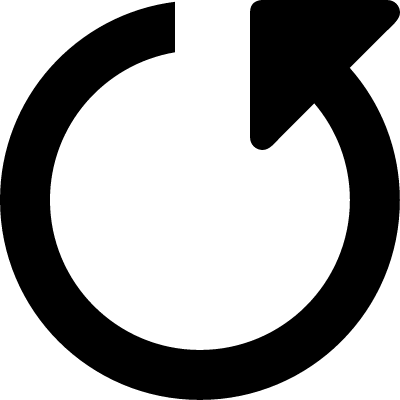 Counterclockwise Circular Arrow Vector - Counterclockwise Arrow (400x400)