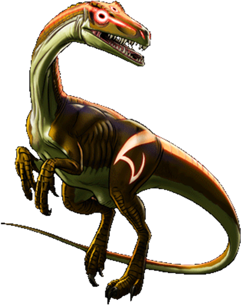 Compy Cantaegis Portrait Art - Compsognathus (499x640)