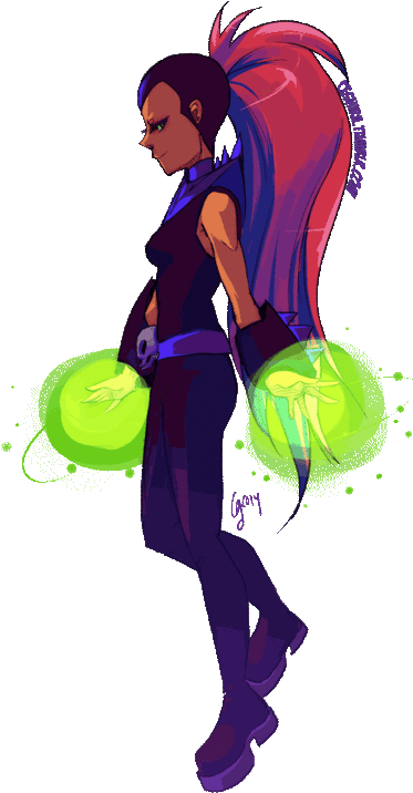 Starfire The Terrible - Anime Starfire (377x750)