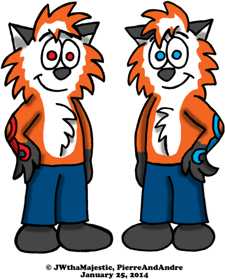The Dynamite Twins By Pierreandandre - Cartoon (600x621)