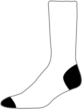 Allow 2 3 Weeks Turnaround - Sock (380x479)