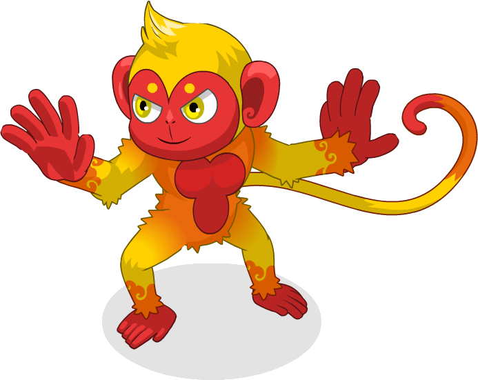 Fire Monkey - Monkey (693x551)