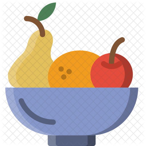 Fruit Icon - Fruit Bowl Icon (512x512)
