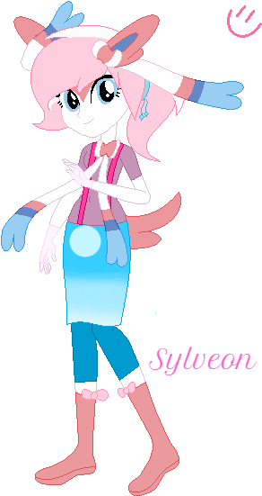 Sylveon By Catface20 - Cartoon (301x561)