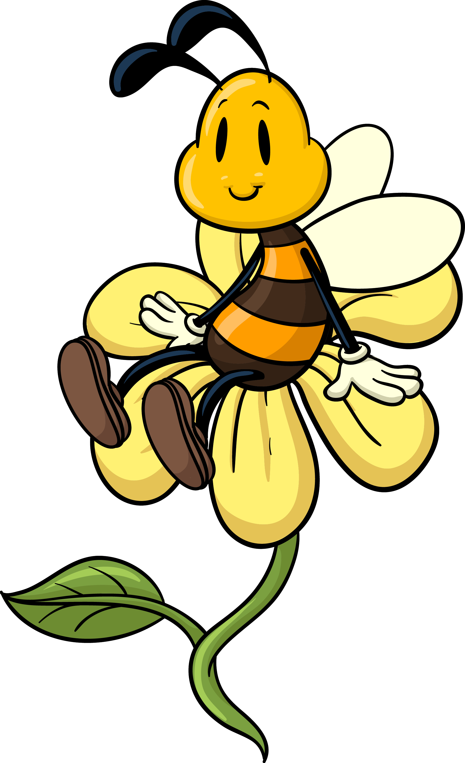 Fly Guy And The Alienzz - Bee Cartoon Illustration Vector (1874x3078)