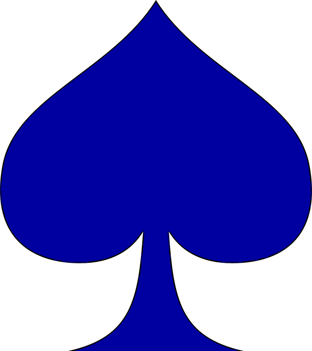 Spade Bleu - Blue Spade (640x720)