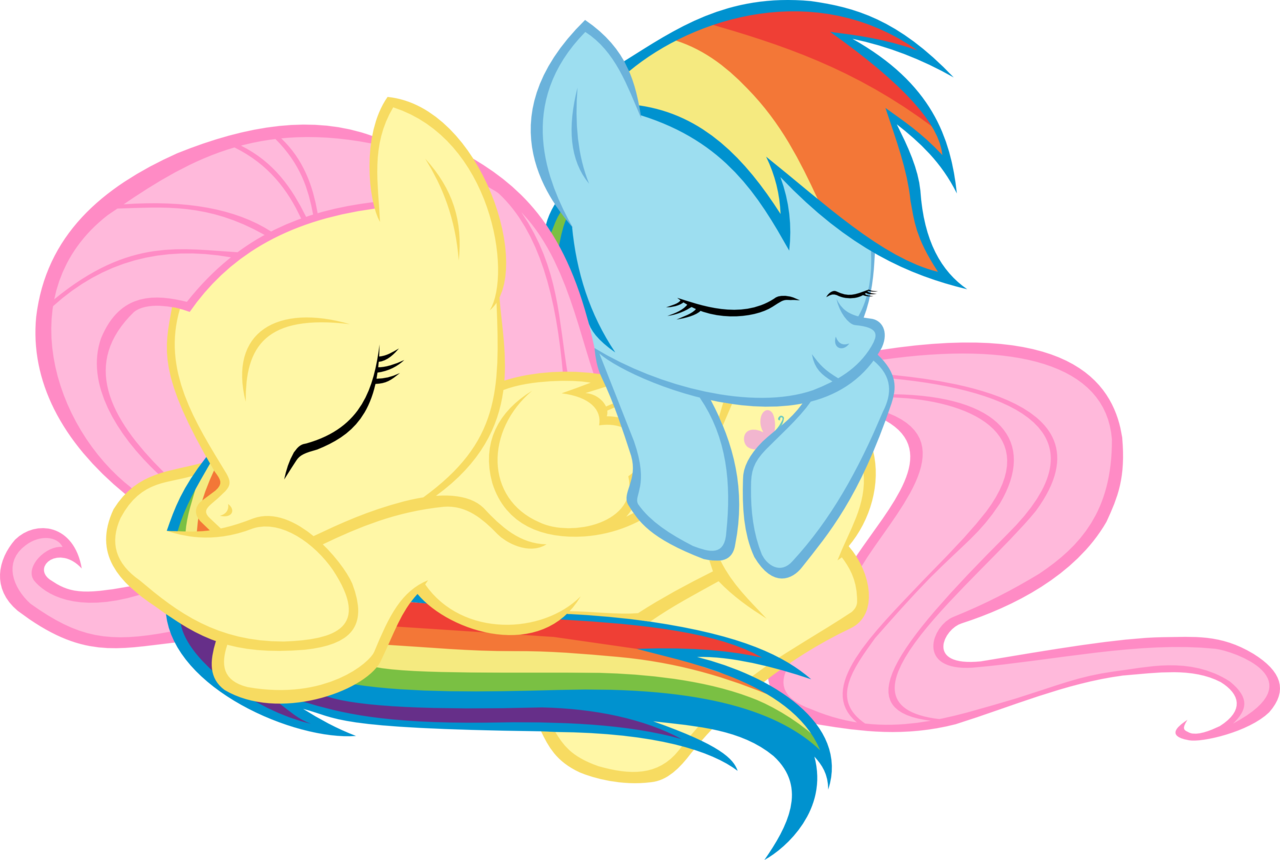 Posted Image - Rainbow Dash Hug Fluttershy (1280x860)