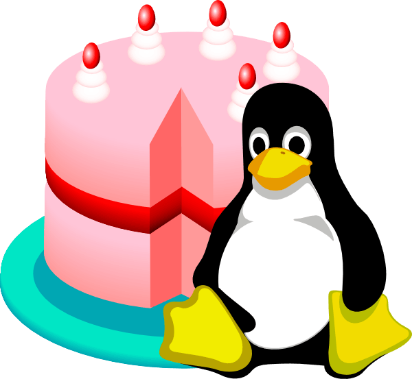 Historical Clipart - User Linux (600x553)