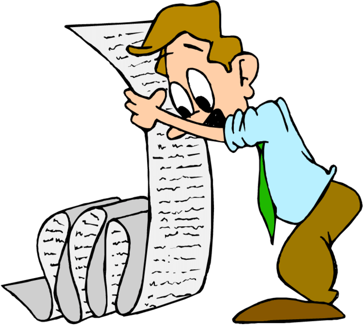 List Clipart - Big List (713x640)