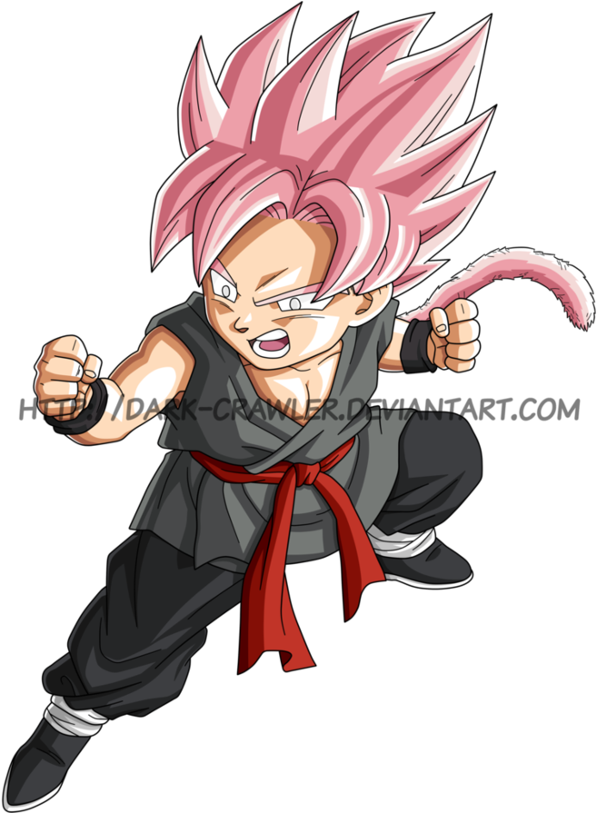Commish - Kid Goku Black (894x894)