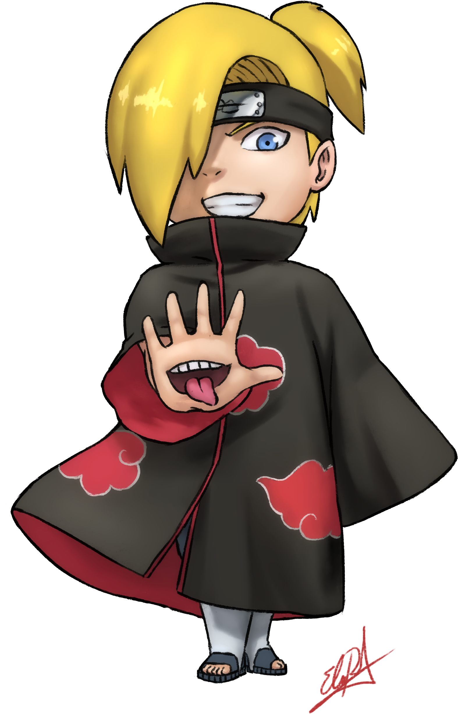 Deidara Chibi - Deidara Chibi (3000x3000)