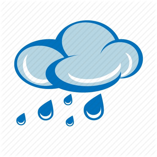 Rain Icon - Rainy Weather Icon (512x512)