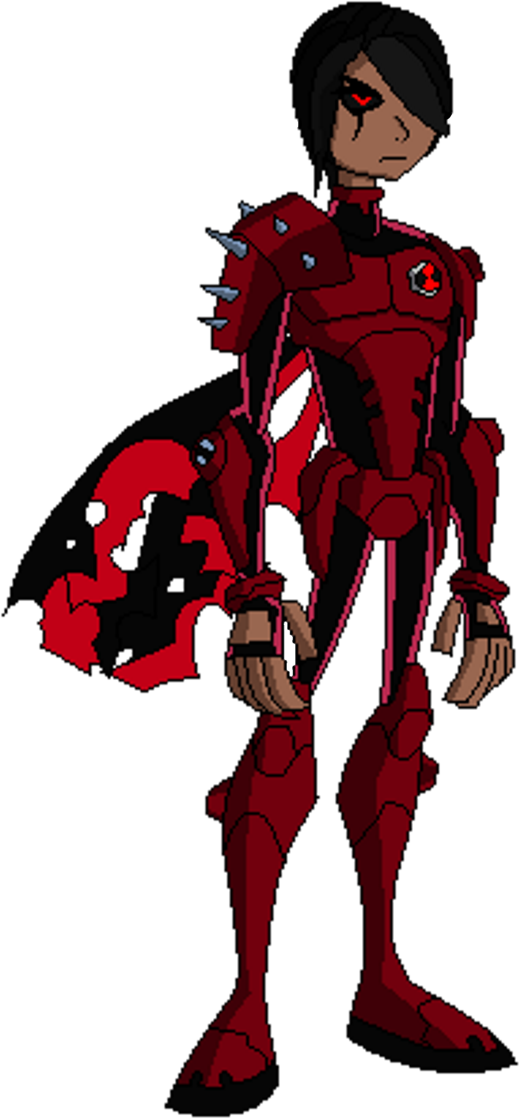 Rex Forte Mercenary Attire - Cartoon (1219x2494)