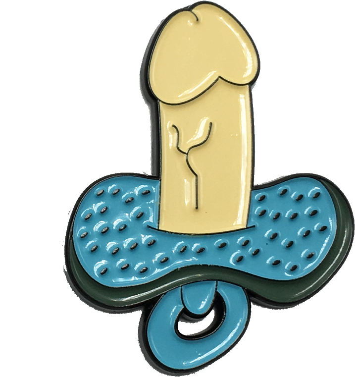 Penis Pacifier Pin - Pacifier (1024x1024)