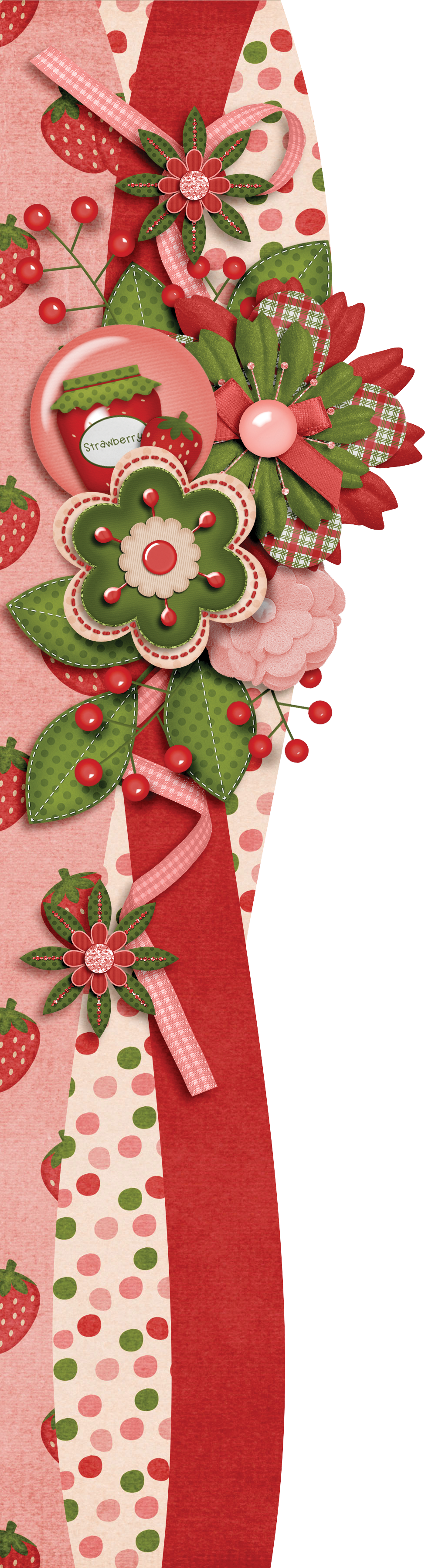 Digital Scrapbooking - Borders Scrapbook Food (975x3600)