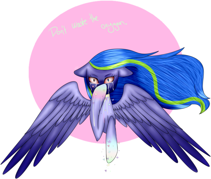 Don't Waste The Oxygen - Macaw (752x1063)