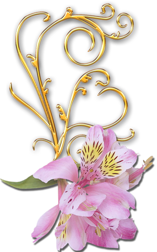 Цветочные Уголки Png - Clip Art (313x500)