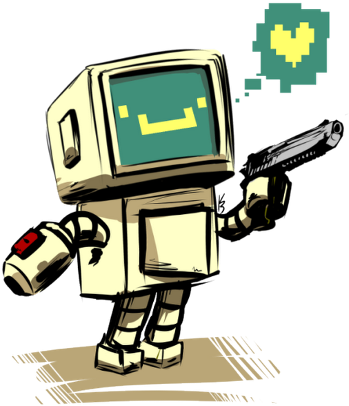 Robot Enter The Gungeon (530x619)