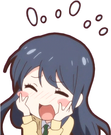 Shared Folder - Excited Anime Gif Transparent (375x443)