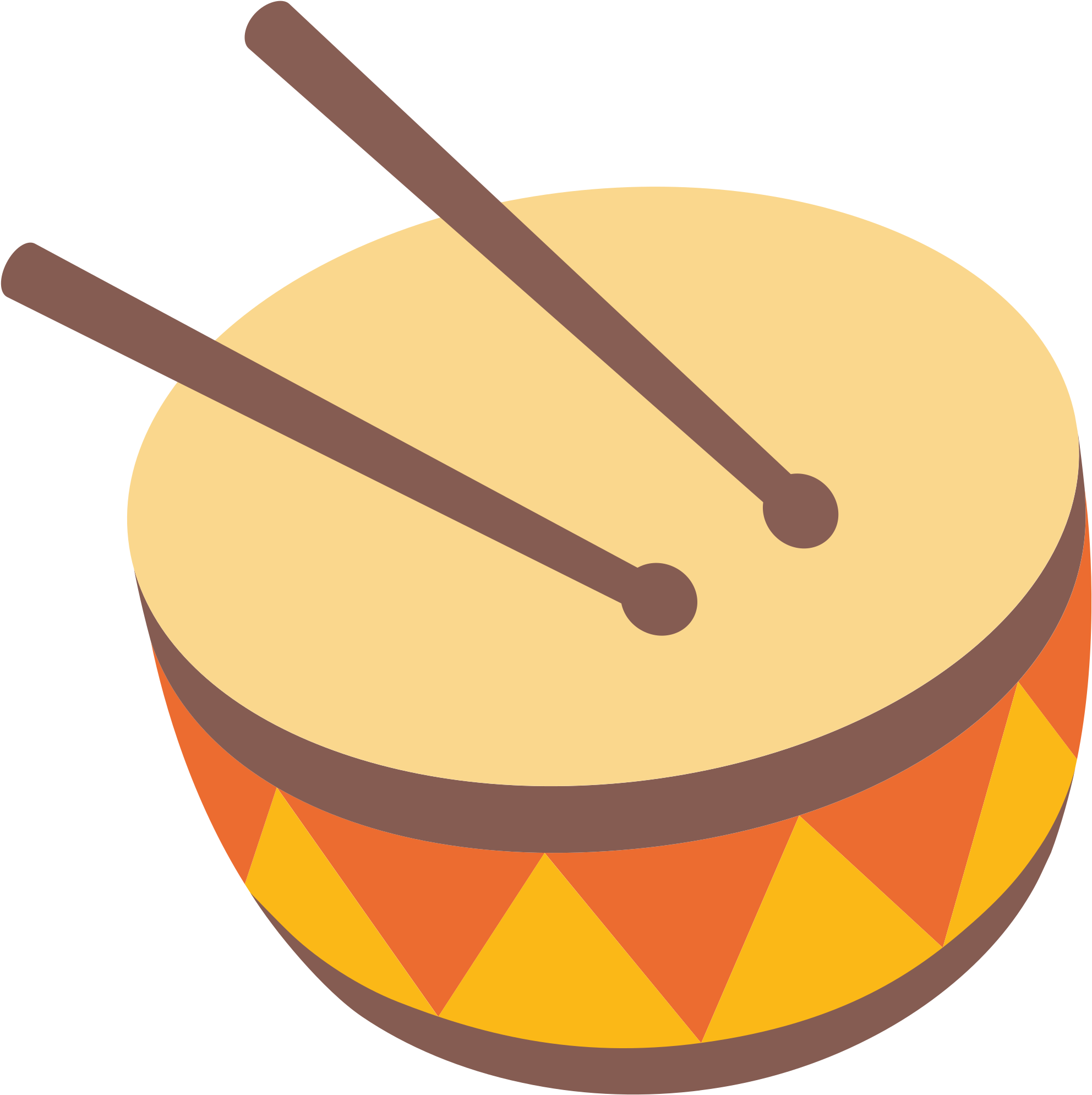 Open - Drum Emoji (2000x2000)