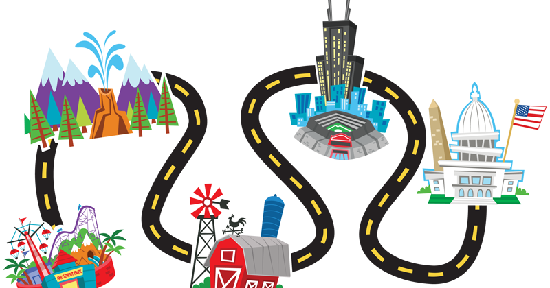 Route Clipart (800x420)