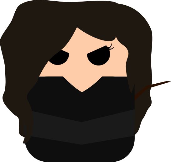 Bellatrix Lestrange - Cartoon (546x517)