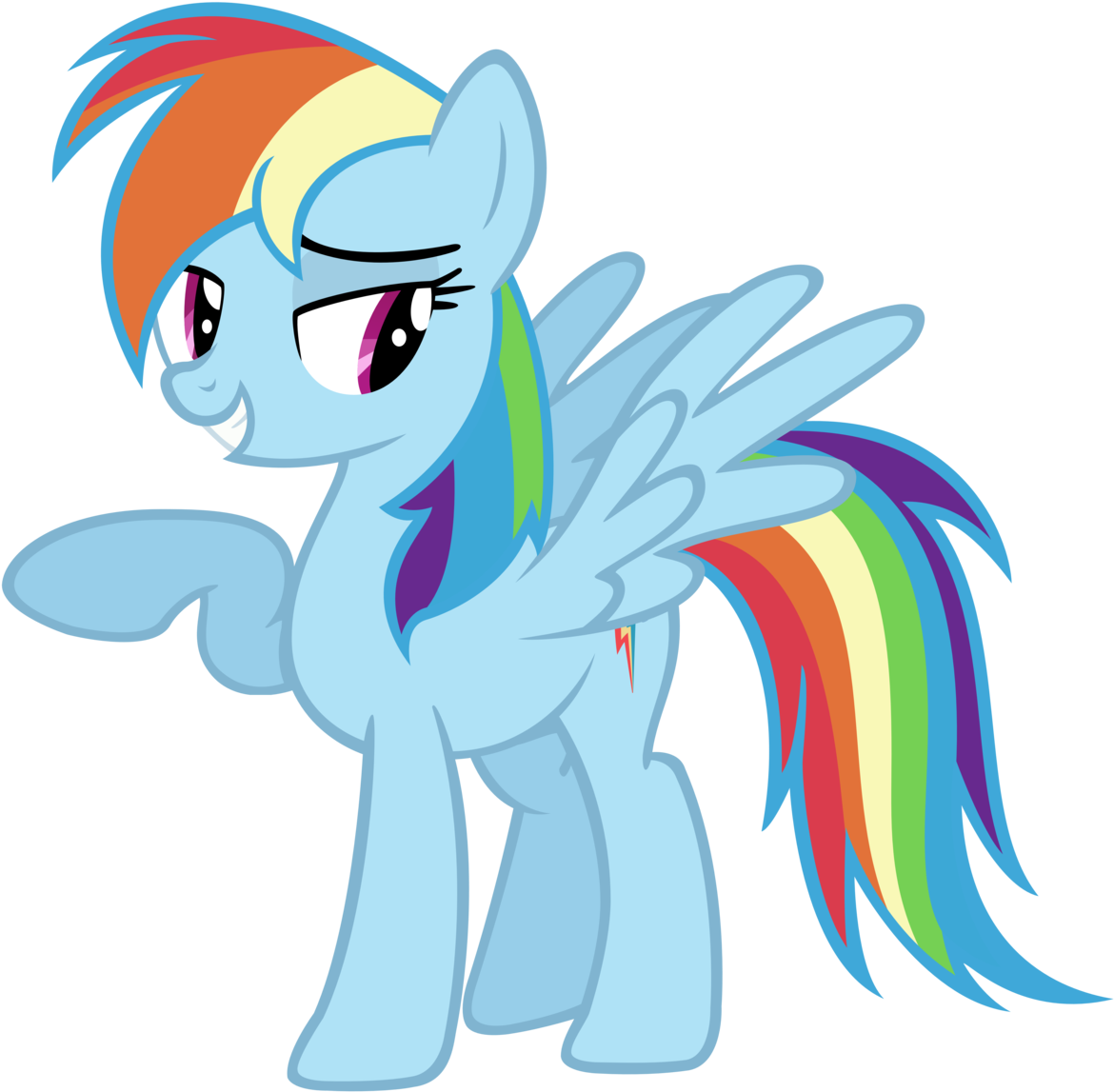 Friendship Is Magic Rainbow Dash (1280x1280)