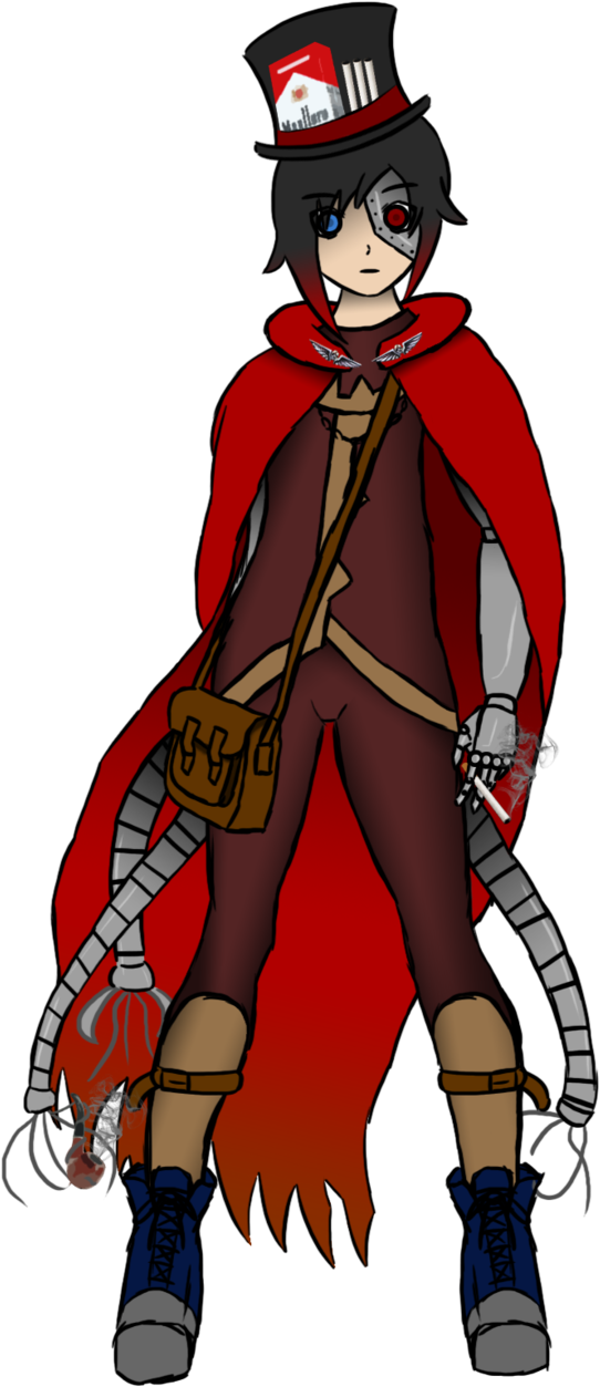 Ruby Tech Priest By Kero147 - Cartoon (621x1284)