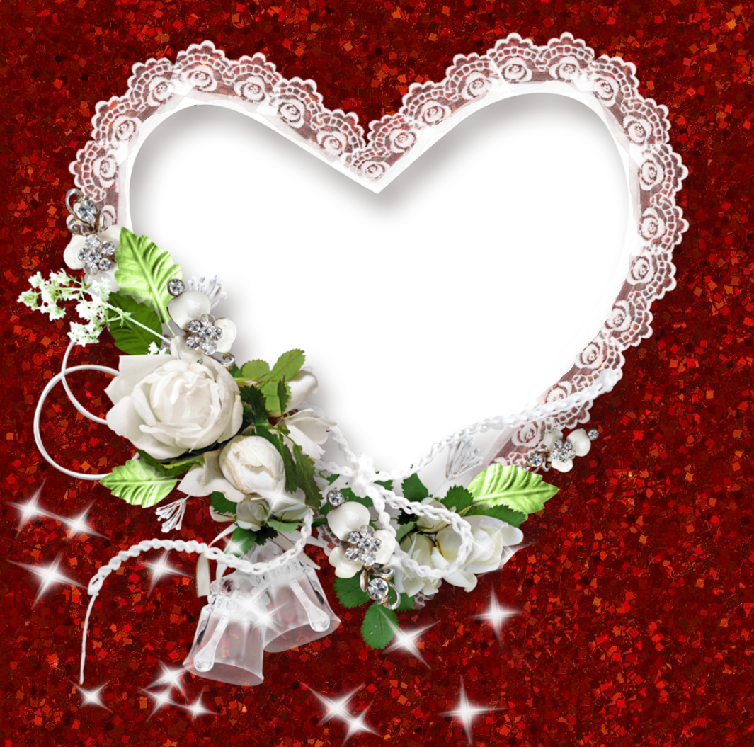 0, - Heart Shape Frame Png (1065x1055)