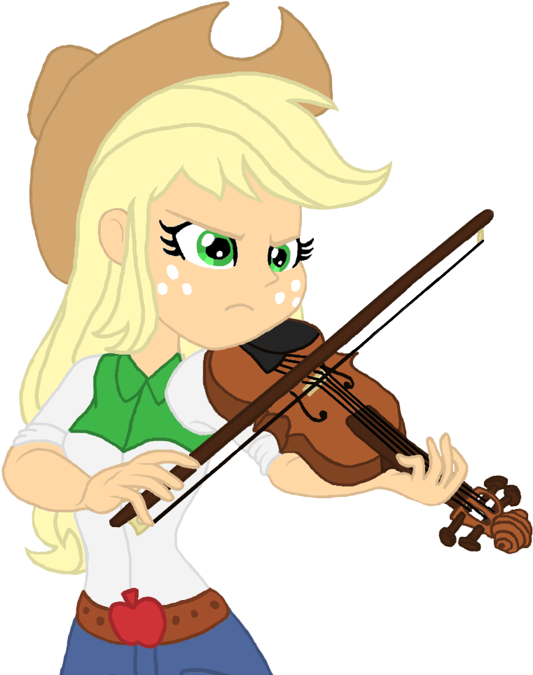Applejack Is Fiddle-playing Hard - Comics (792x968)
