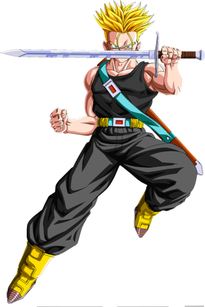 Share This Image - Trunks Sword Super Saiyan (402x600)