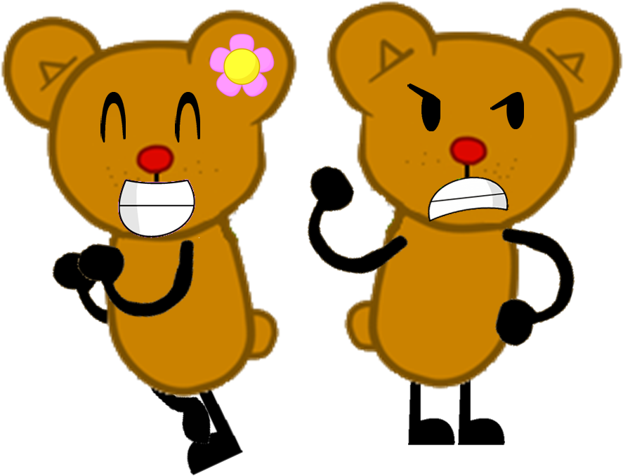 Good And Evil Teady Bear - Evil Bow Inanimate Insanity (1051x718)
