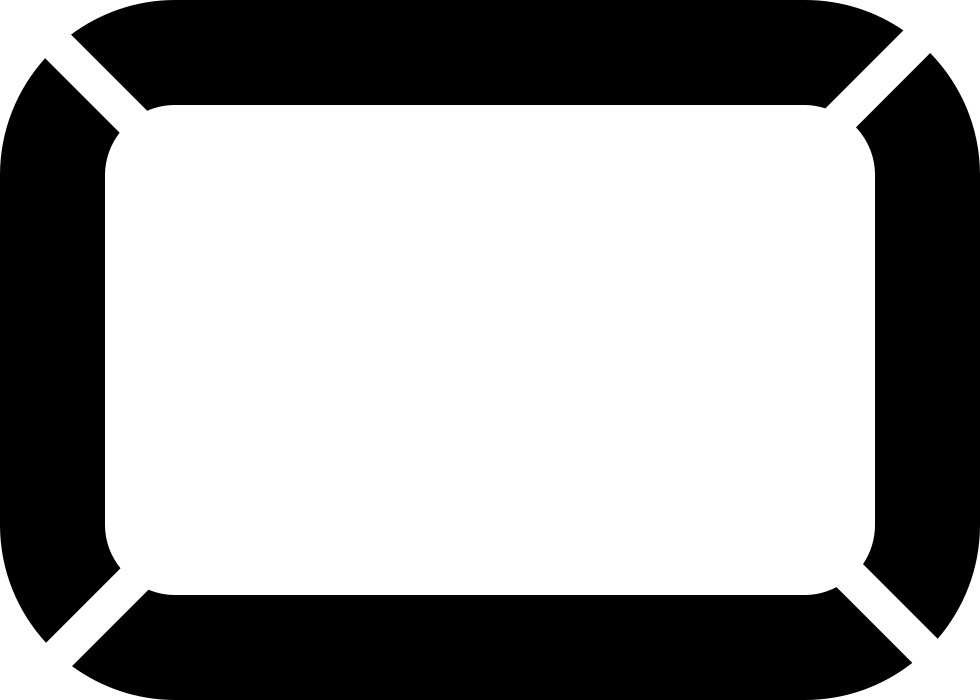 Rounded Rectangle Comments - Shape (980x700)