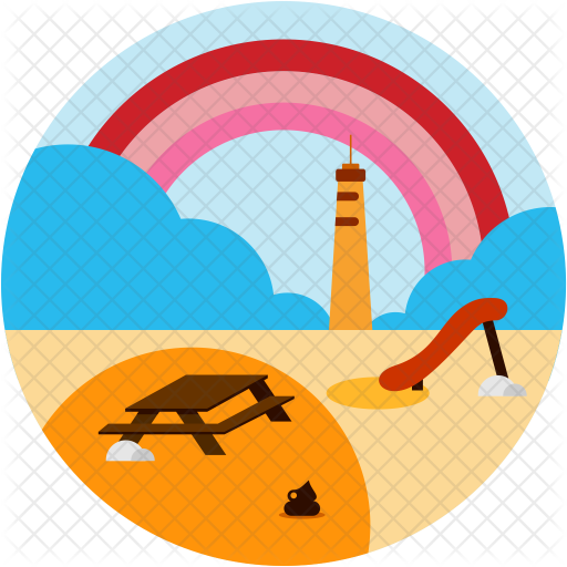 Beach Icon - Beach (512x512)