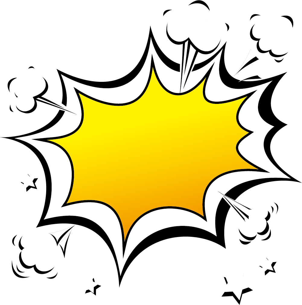Speech Balloon Comics Illustration - Comic Effect Png (1001x1010)