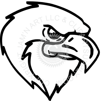 Simple Cartoon Eagle (361x344)