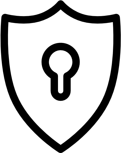 Shield With Keyhole Free Icon - Weapon (512x512)