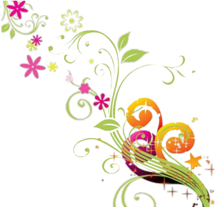 Flower Vector Graphics - Vector Flower Background Png (400x300)