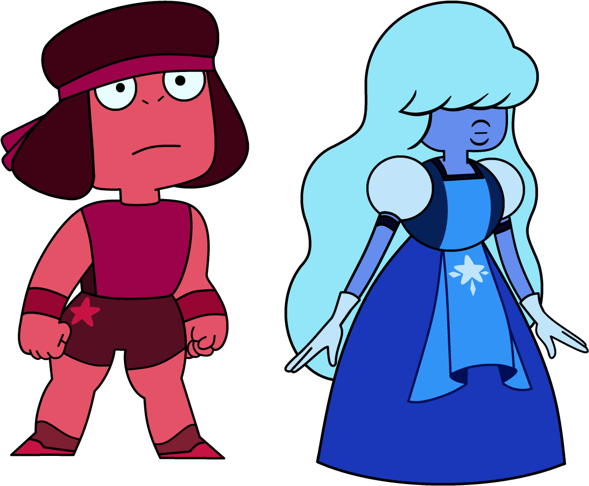 Opal Au Ruby & Sapphire - Steven Universe Ruby Sapphire Fusion (1280x1095)